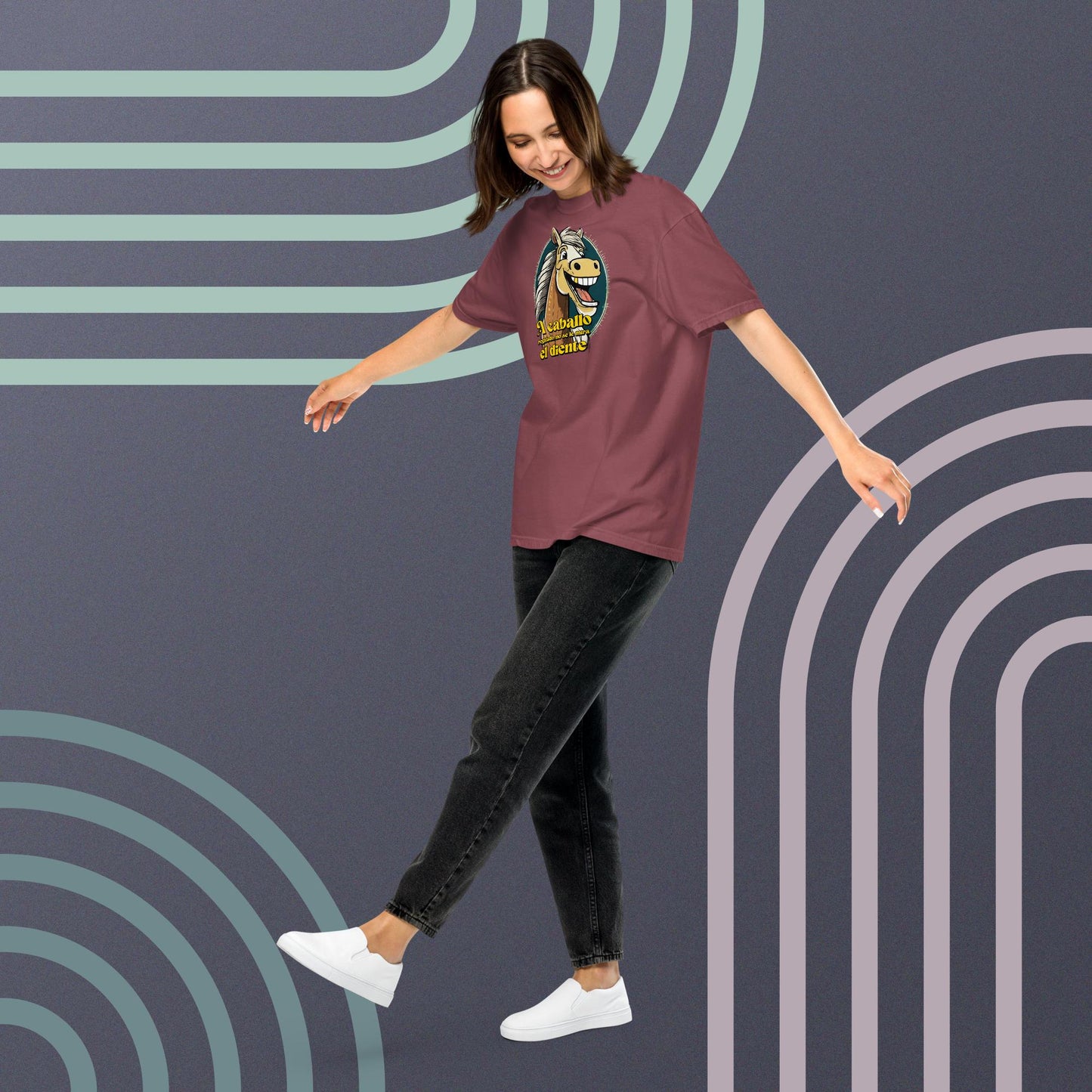Camiseta Confort Unisex A - A Caballo regalado no se le mira el diente
