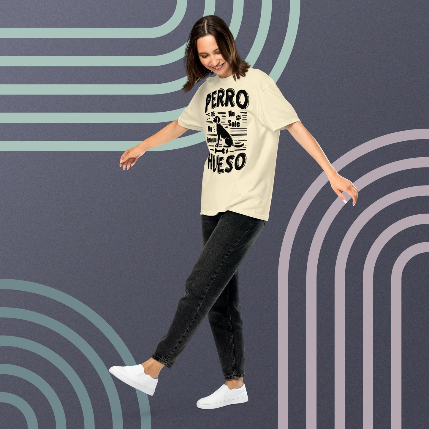 Camiseta Confort Unisex B - Perro que no sale no encuentra hueso