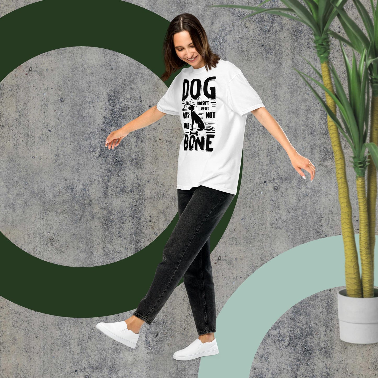 Comfort Unisex T-shirt A - A dog that doesn't go out does not find a bone