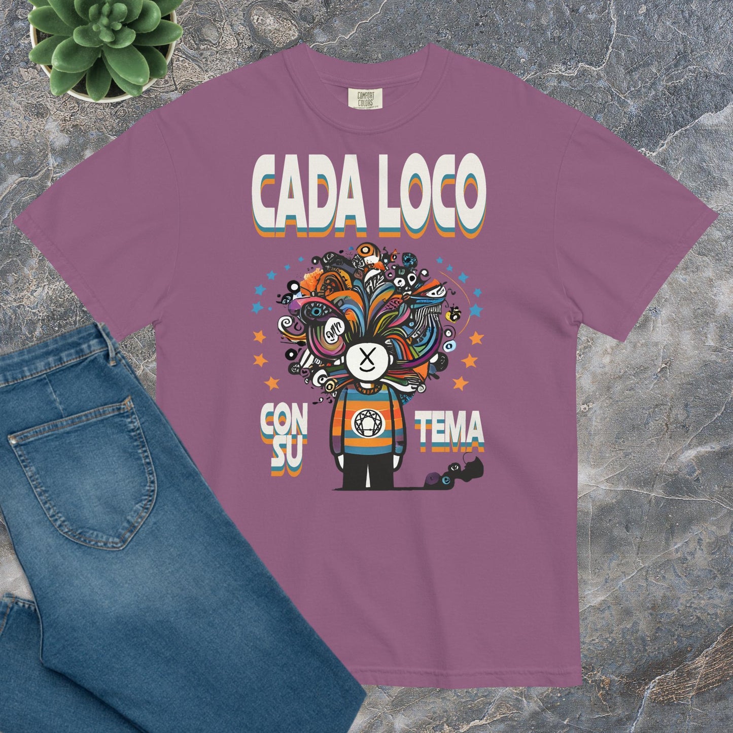 Camiseta Confort Unisex - Cada loco con su tema