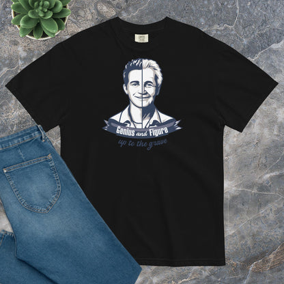 Comfort Unisex T-shirt A - Genius and figure up to the grave