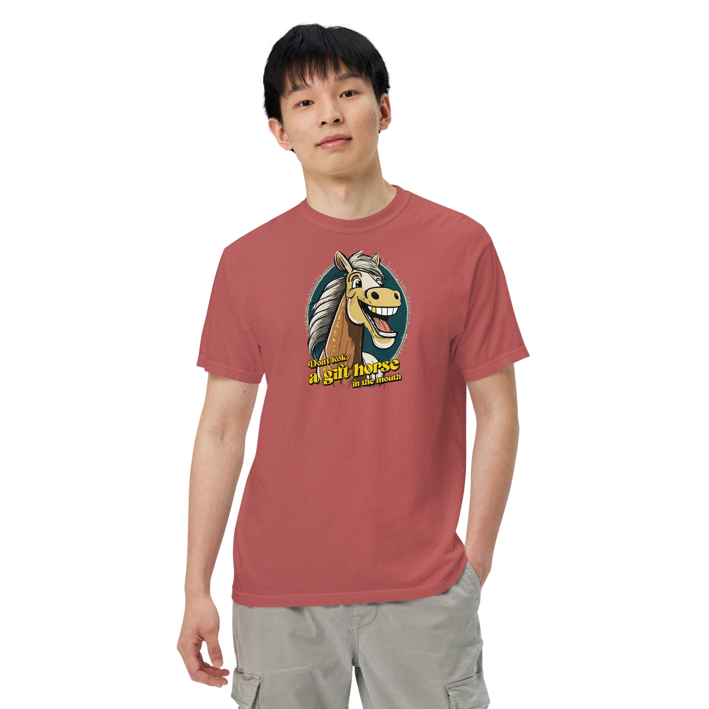 Comfort Unisex T-shirt A - Don't look a gift horse in the mouth