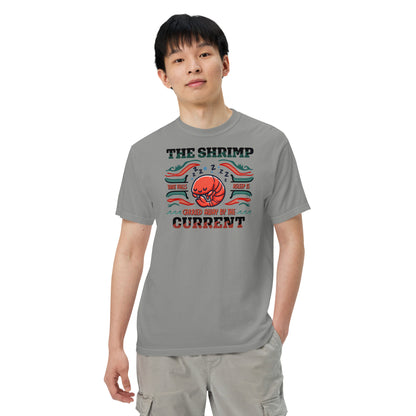 Comfort Unisex T-shirt B - The shrimp that falls asleep is carried away by the current