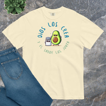 Camiseta Confort Unisex B - Dios los crea y el sabor los junta