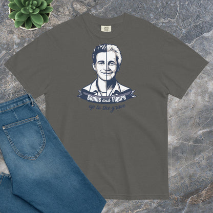 Comfort Unisex T-shirt A - Genius and figure up to the grave