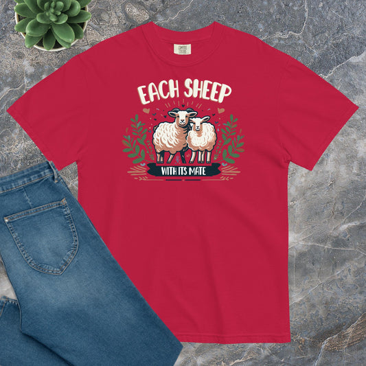 Comfort Unisex T-shirt A - Each sheep with its mate