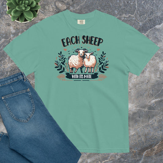 Comfort Unisex T-shirt B - Each sheep with its mate