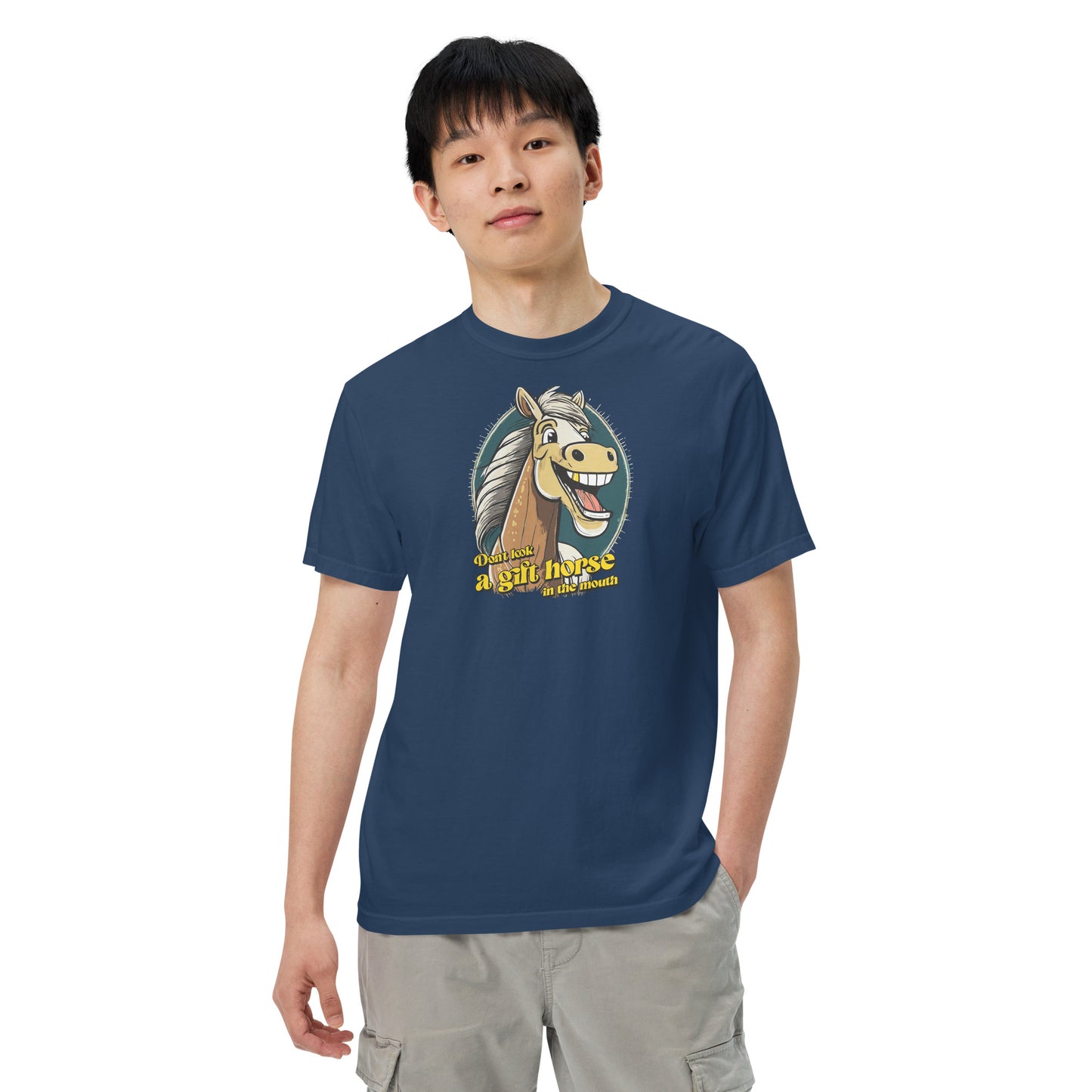 Comfort Unisex T-shirt A - Don't look a gift horse in the mouth