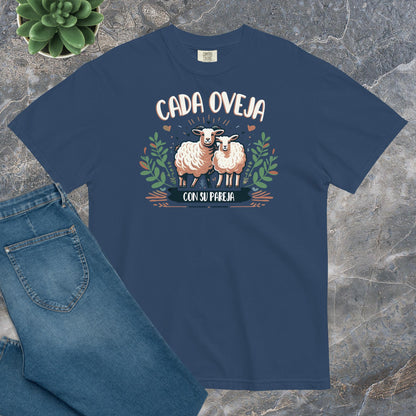 Camiseta Confort Unisex D - Cada oveja con su pareja