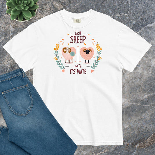 Comfort Unisex T-shirt D - Each sheep with its mate