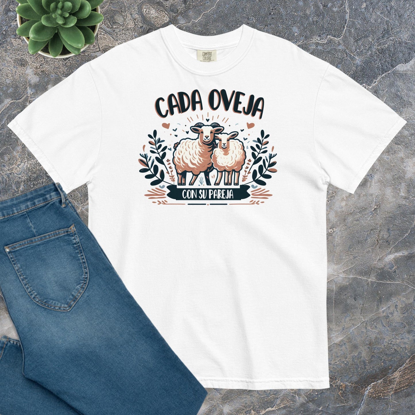 Camiseta Confort Unisex E - Cada oveja con su pareja